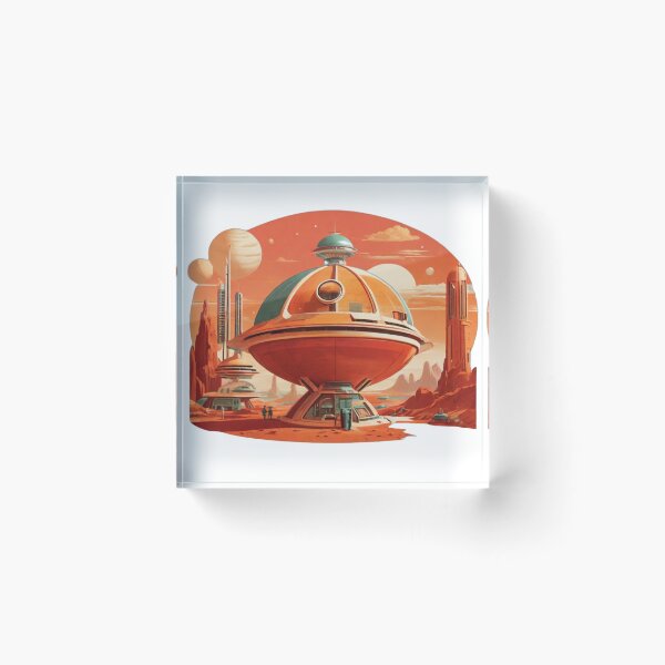 Item preview, Mars Colony RetroVision: A 1960s Future Dream #1 designed and sold by AntielARt.