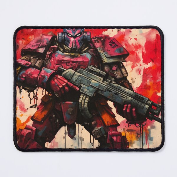 Item preview, Red Robot Warrior designed and sold by JustArtDesign9.
