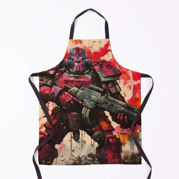 Item preview, Red Robot Warrior designed and sold by JustArtDesign9.