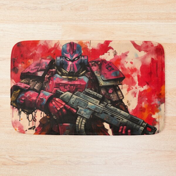 Item preview, Red Robot Warrior designed and sold by JustArtDesign9.