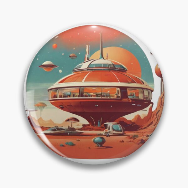 Item preview, Mars Colony RetroVision: A 1960s Future Dream #2 designed and sold by AntielARt.