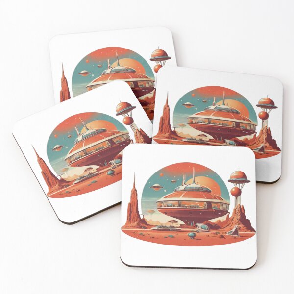Item preview, Mars Colony RetroVision: A 1960s Future Dream #2 designed and sold by AntielARt.
