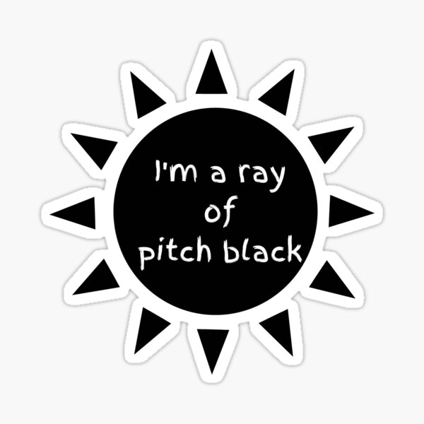 Item preview, pitch black designed and sold by Jennifer Talley.