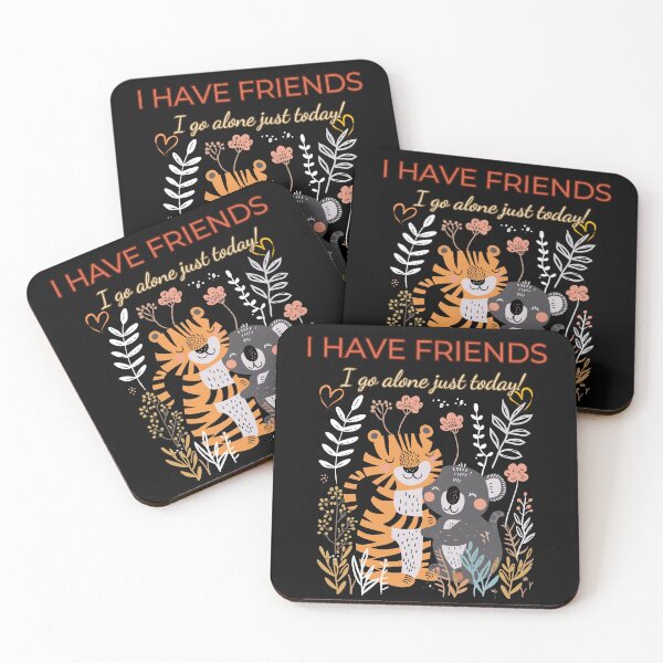 Item preview, Embrace of Friendship: Tiger and Koala Buddies designed and sold by Moisky Art.