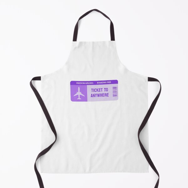Item preview, Ticket to anywhere boarding pass freedom airlines purple designed and sold by wonderxwander.