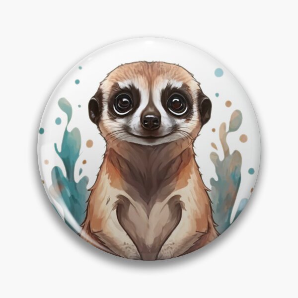 Item preview, meerkat designed and sold by MoxisWatercolor.