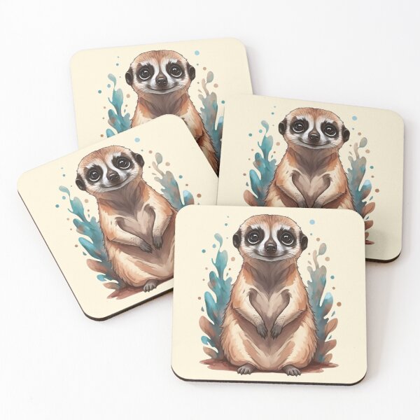 Item preview, meerkat designed and sold by MoxisWatercolor.