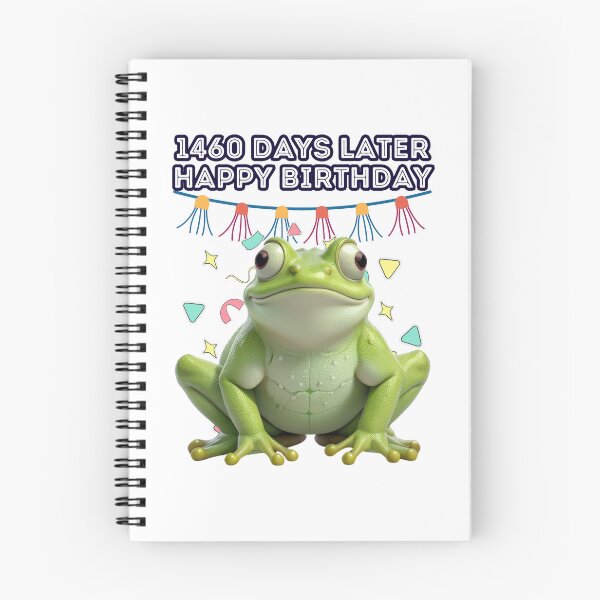 Item preview, 1460 Days Later: Happy Birthday Celebration Extravaganza designed and sold by PING 999 STUDIO.