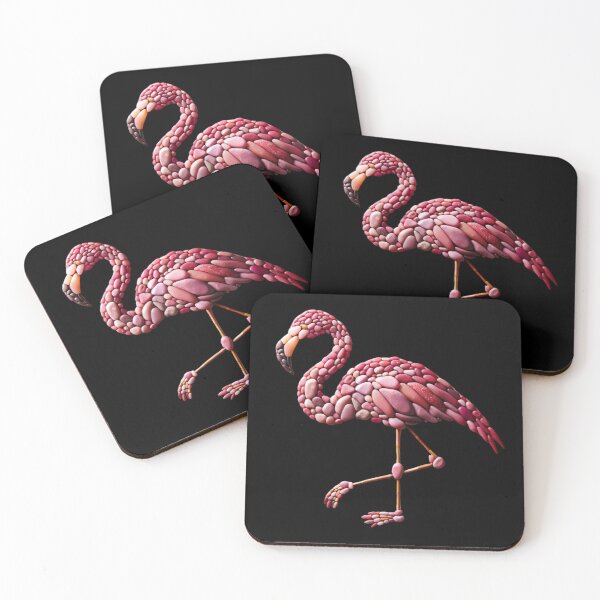 Item preview, Elegant Pebble Art Flamingo designed and sold by MachineDesigned.