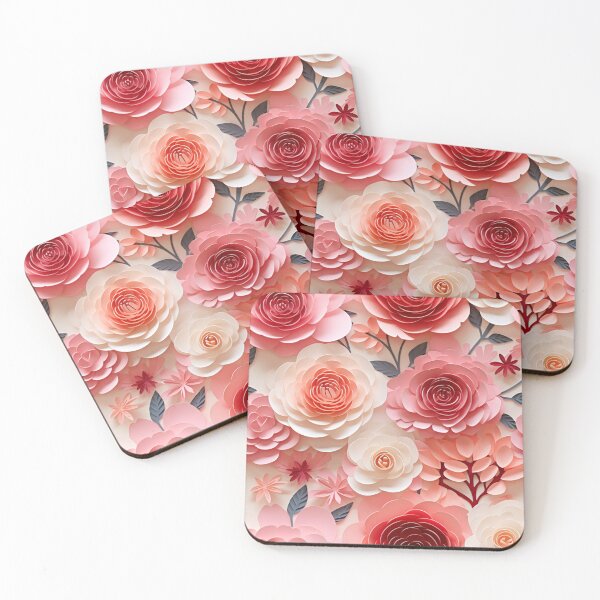 Item preview, Digital 3D Valentines Roses - 3d Flower Seamless Patterns - 12 Designs - Commercial Use - 3d Flower Sublimation - Pattern Roses Embroidery designed and sold by avaruya.