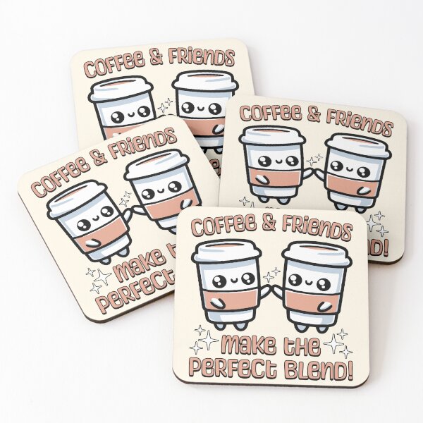 Item preview, Coffee And Friend Make The Perfect Blend! Cute Coffee Pun  designed and sold by PMCreative.