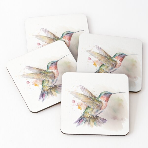 Item preview, Hummingbird Watercolor II designed and sold by Muggers-Inc.