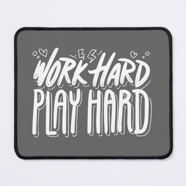 Item preview, Work Hard Play Hard designed and sold by Funky  Fibers.