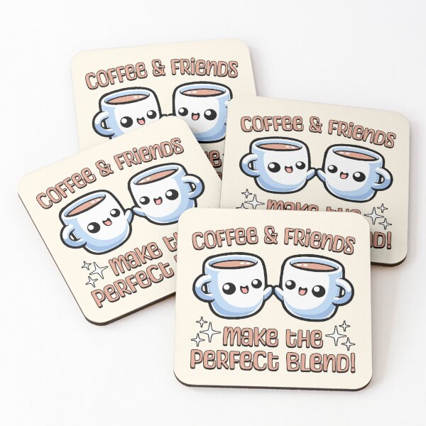 Item preview, Coffee And Friend Make The Perfect Blend! Cute Coffee Friends designed and sold by PMCreative.