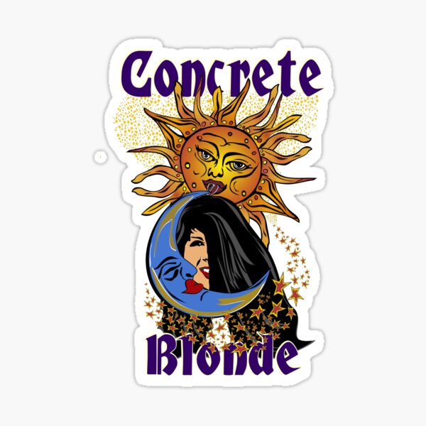 "Concrete Blonde" Sticker for Sale by HelenaSimmons Redbubble