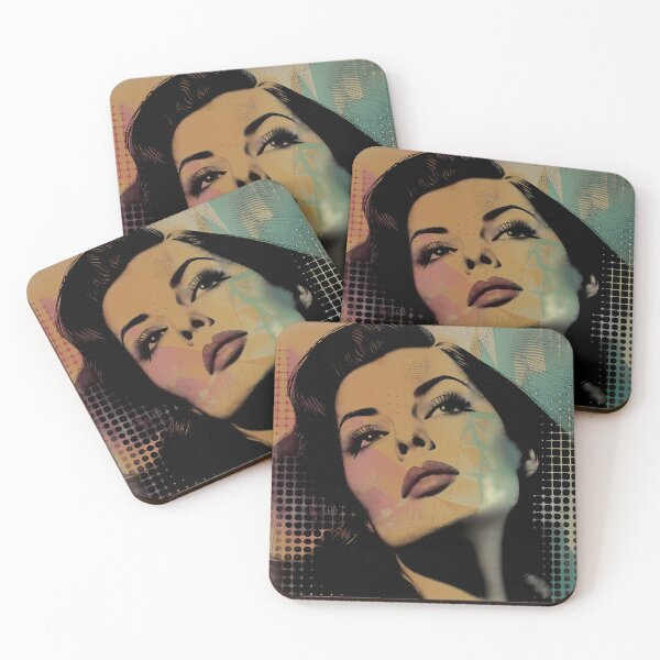 Item preview, Cinematic Chic - Retro Art Deco Portrait designed and sold by pooshda.