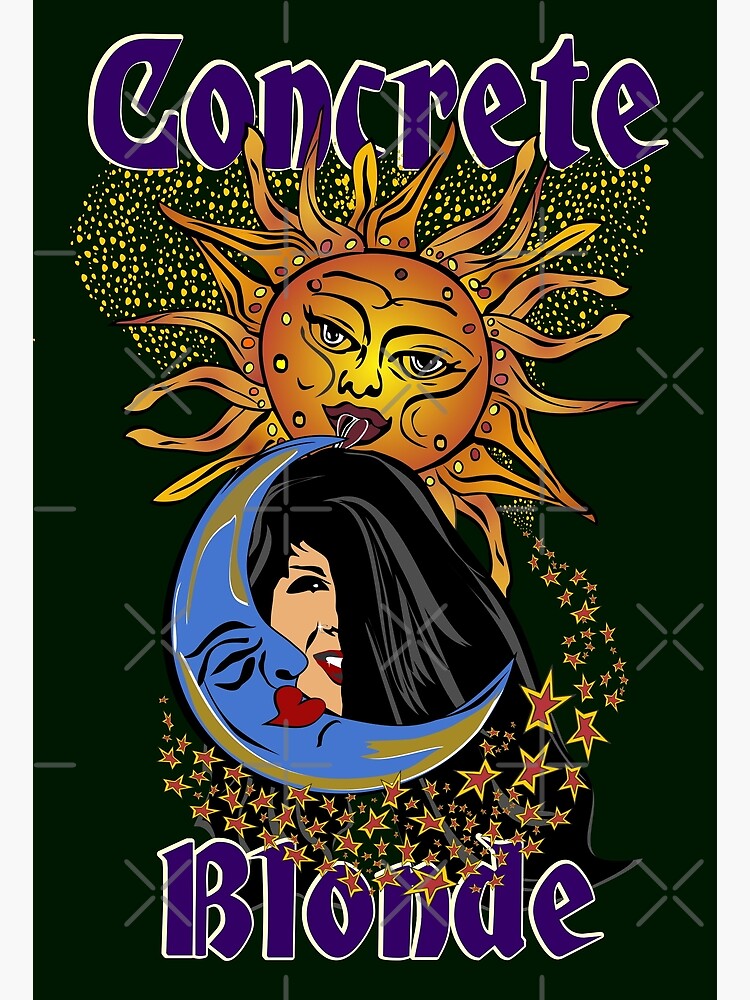 "Concrete Blonde" Poster for Sale by HelenaSimmons Redbubble