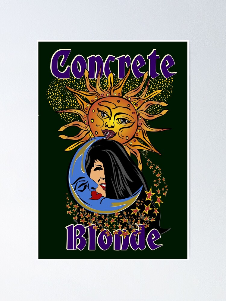 "Concrete Blonde" Poster for Sale by HelenaSimmons Redbubble