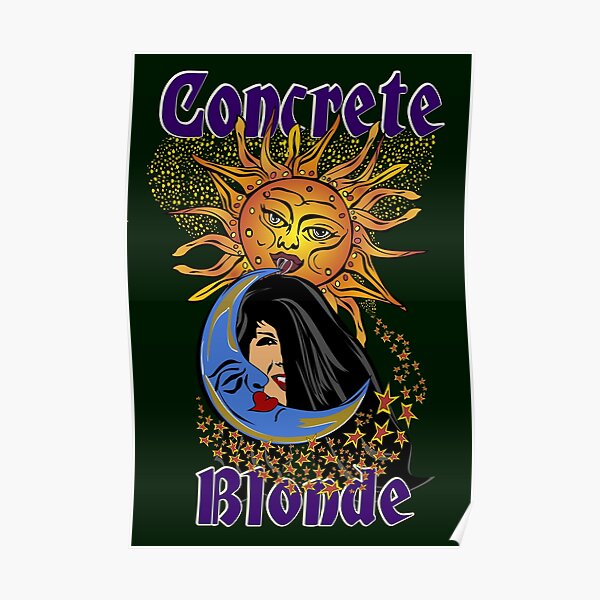 "Concrete Blonde" Poster for Sale by HelenaSimmons Redbubble