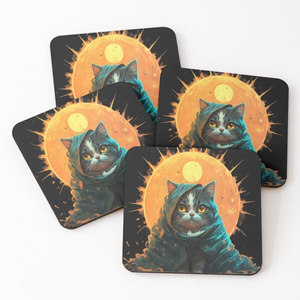 Item preview, Total Solar eclipse cat. designed and sold by SaNNty.
