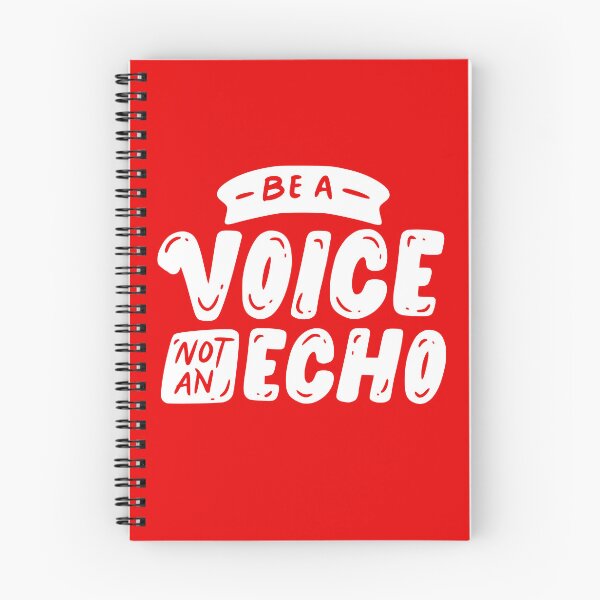 Item preview, Be a Voice Not an Echo designed and sold by Funky  Fibers.