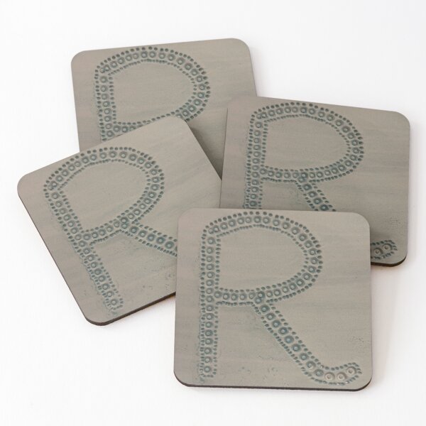 Item preview, Letter R Clay Plaque  designed and sold by SallyHammond.