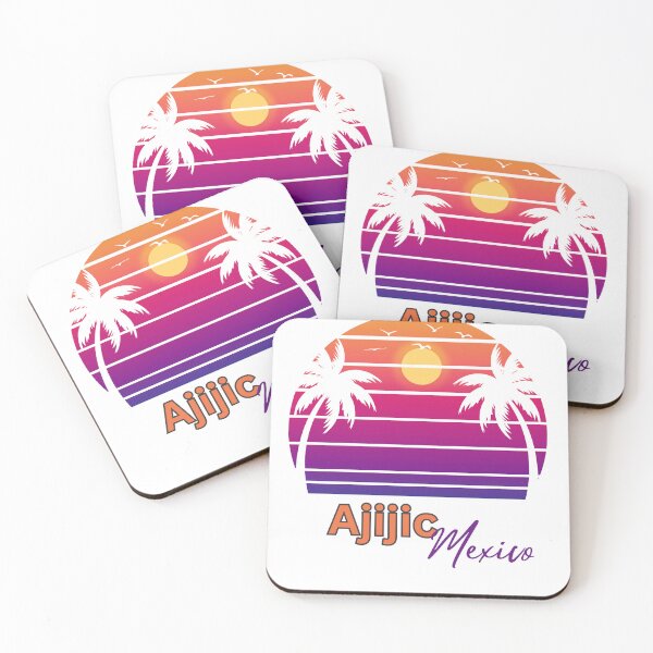 Item preview, Ajijic Mexico Sunset Palm Birds Ocean designed and sold by julyperson.