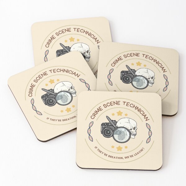 Item preview, Crime Scene Technician Badge designed and sold by SceneOfTheCrime.