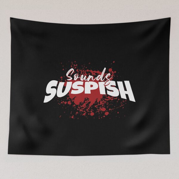 Item preview, Suspish True Crime Fan Funny Crime Show Murder Mystery designed and sold by HosvPrint .s.