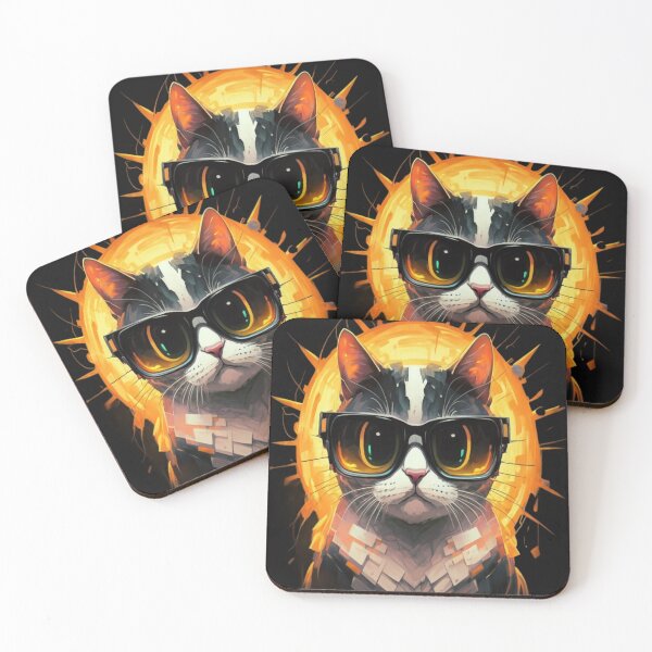 Item preview, Total Solar eclipse cat. designed and sold by SaNNty.