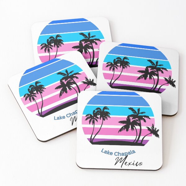 Item preview, Lake Chapala Mexico Sunset Palm Birds Ocean designed and sold by julyperson.
