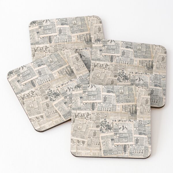 Item preview, Vintage Newspaper Pattern designed and sold by cm006j.