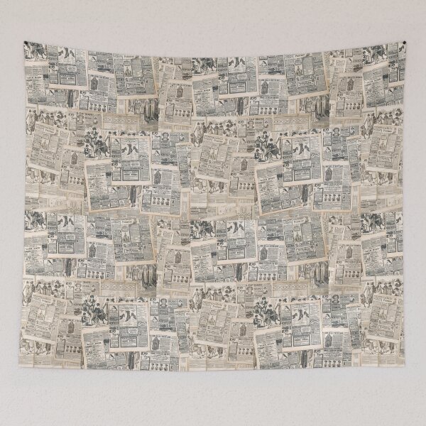 Item preview, Vintage Newspaper Pattern designed and sold by cm006j.