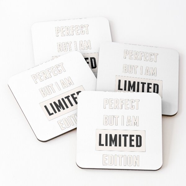 Item preview, I'm not perfect but I'm limited  designed and sold by shop memo.