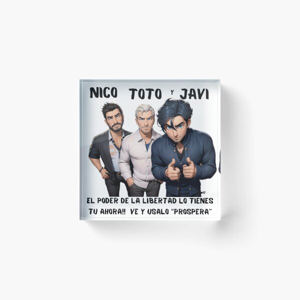 Item preview, Javier Milei , Toto Caputo y Nicolás Posse designed and sold by BillyREY.