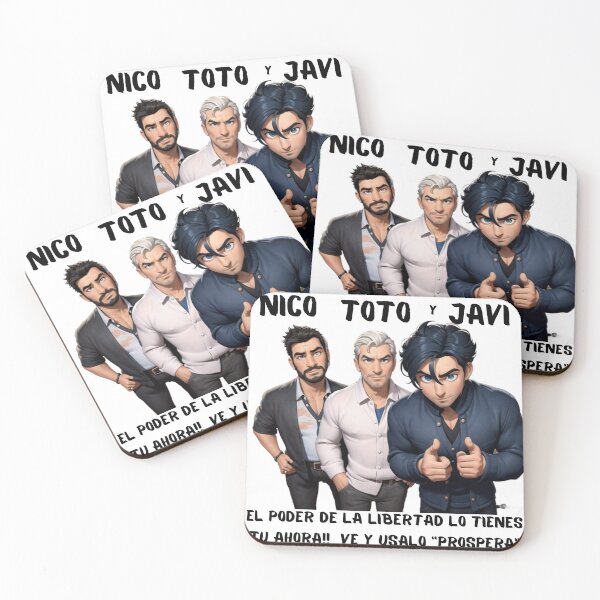 Item preview, Javier Milei , Toto Caputo y Nicolás Posse designed and sold by BillyREY.