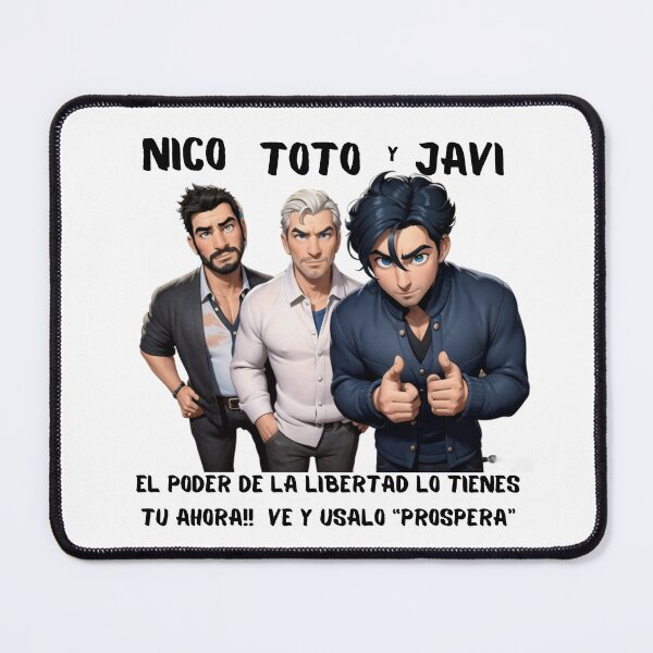 Item preview, Javier Milei , Toto Caputo y Nicolás Posse designed and sold by BillyREY.
