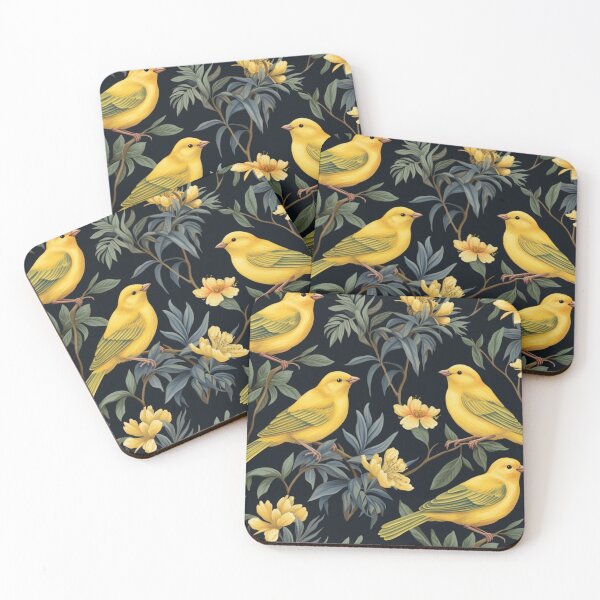Item preview, Yellow Canary Design Pattern designed and sold by NicolasGlowArt.