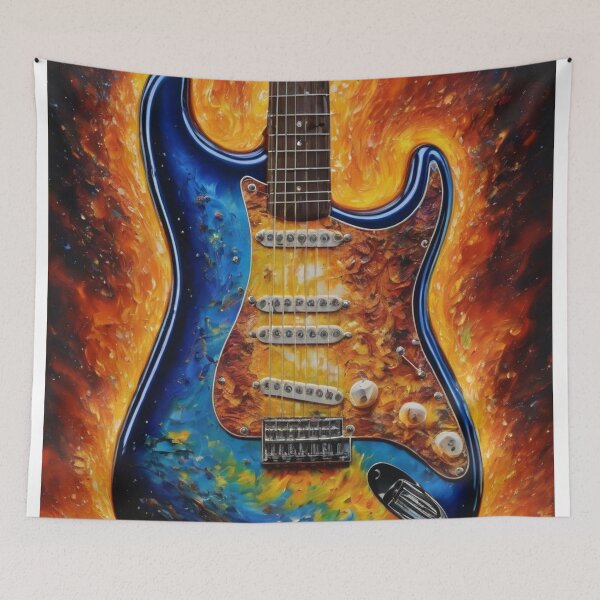 Item preview, Strat on Fire designed and sold by shutterrudder.