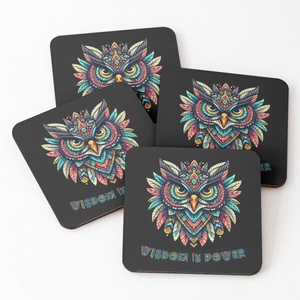 Item preview, Tribal Owl - Mystic Guardian designed and sold by SerhiiArt.