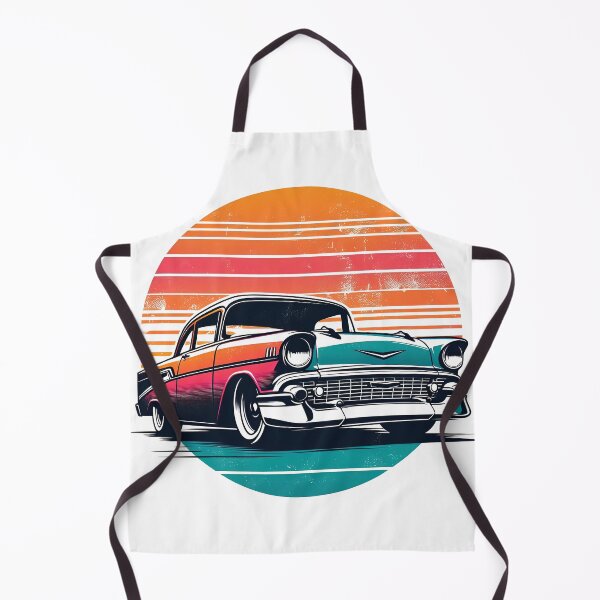 Item preview, Chrome Dreams | Vintage Bel Air Silhouette | Sunset Glow designed and sold by siljeberg.