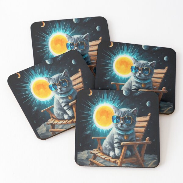 Item preview, Total Solar eclipse cat. designed and sold by SaNNty.