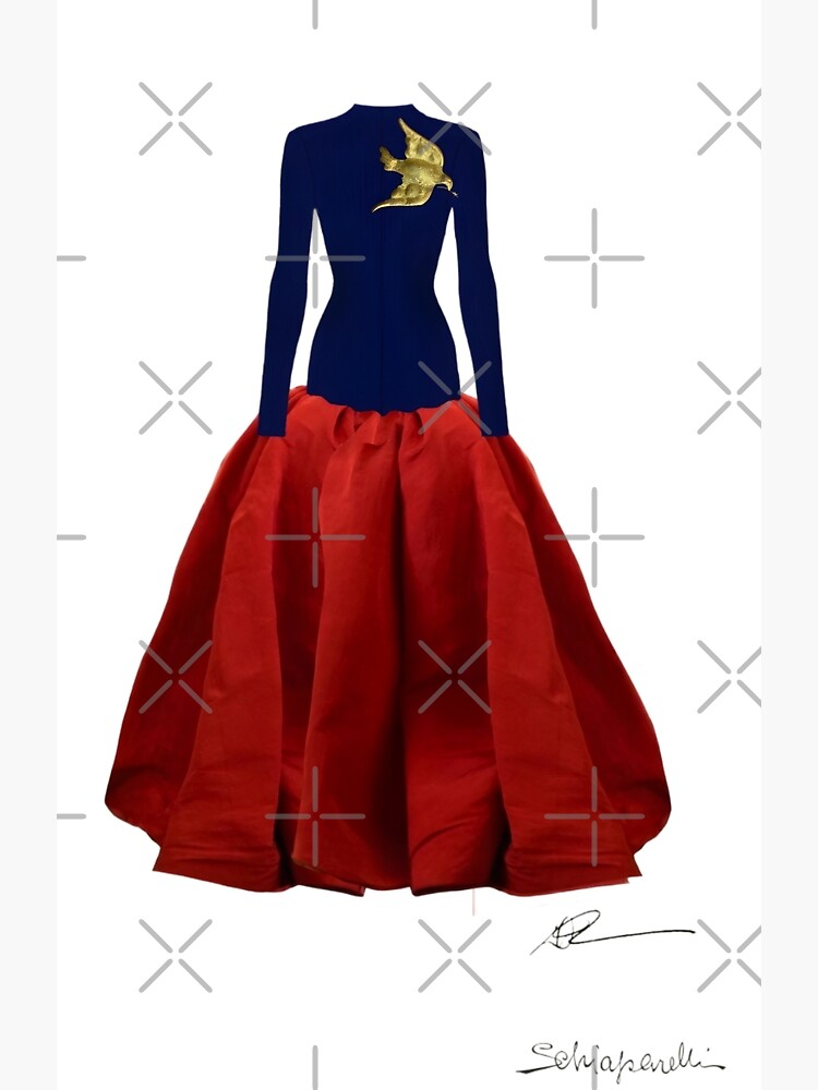 Poster for Sale avec l'œuvre « Croquis de la robe d'inauguration