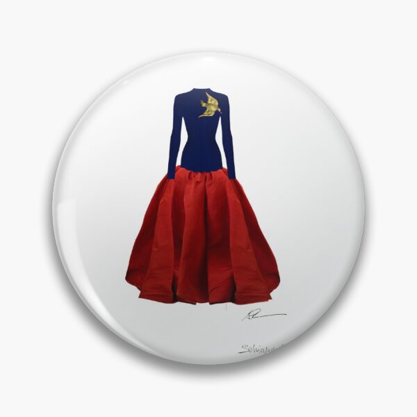 Item preview, Lady Gaga Inauguration Dress Sketch by Schiaparelli - Iconic Dresses designed and sold by CMooreWorx.