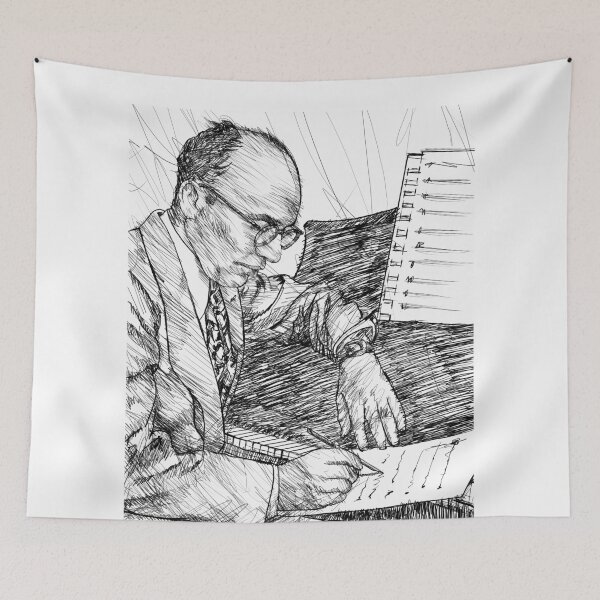 Item preview, KURT WEILL ink portrait designed and sold by lautir.