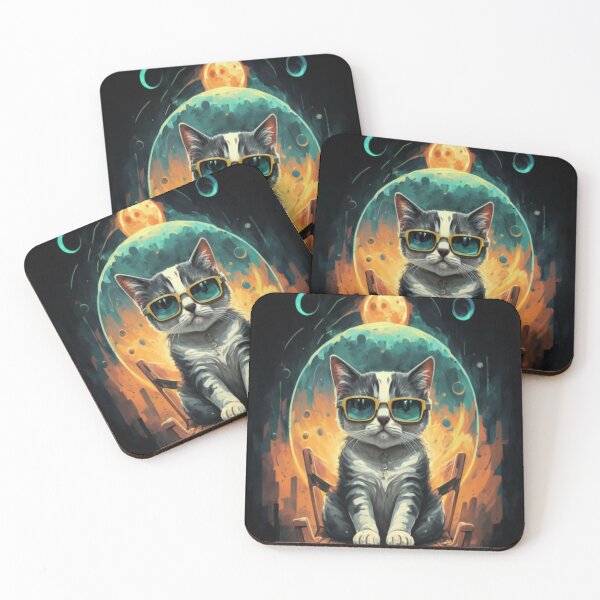 Item preview, Total Solar eclipse cat. designed and sold by SaNNty.