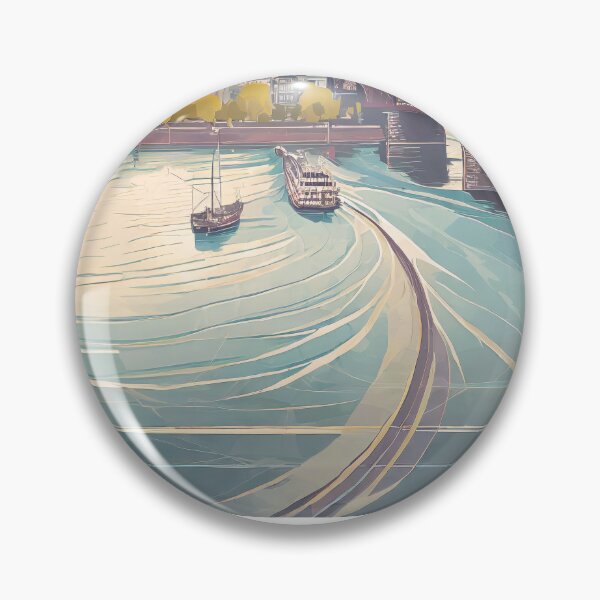 Item preview, Minimal Retro Vintage Cologne Travel Poster - Romantic Sunset Panorama designed and sold by pod24.