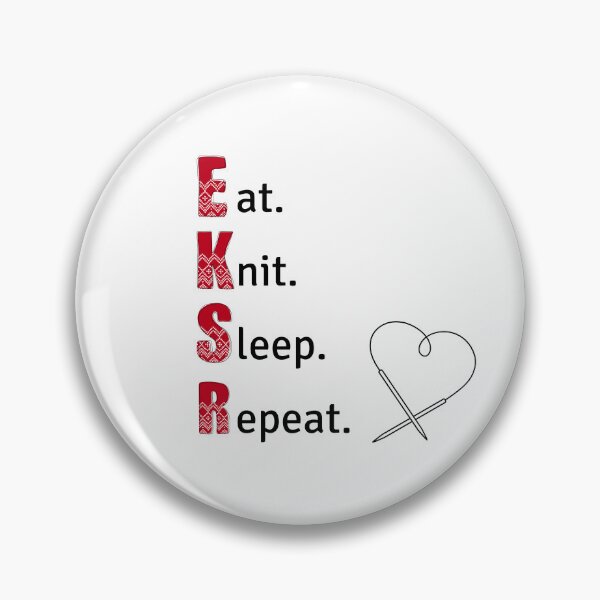 Item preview, The Knitter's Life: Eat. Knit. Sleep. Repeat. designed and sold by cm006j.