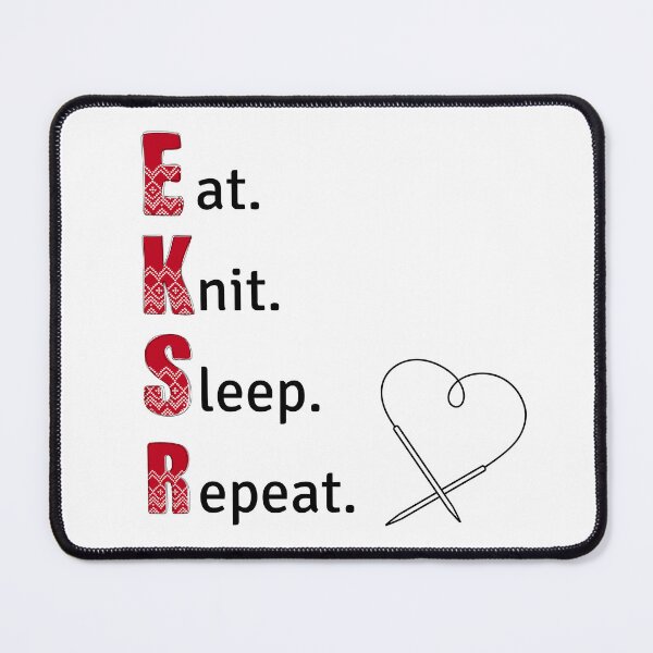 Item preview, The Knitter's Life: Eat. Knit. Sleep. Repeat. designed and sold by cm006j.