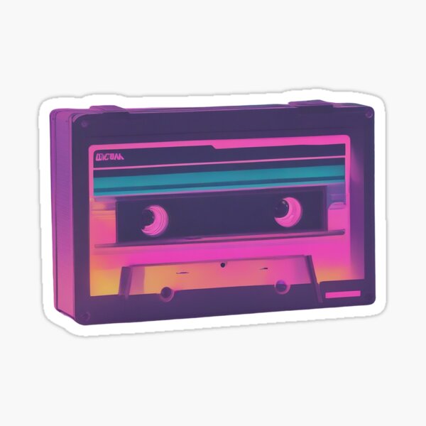 Item preview, Retro VHS Tape in Vaporwave Aesthetics designed and sold by kneilingprints.